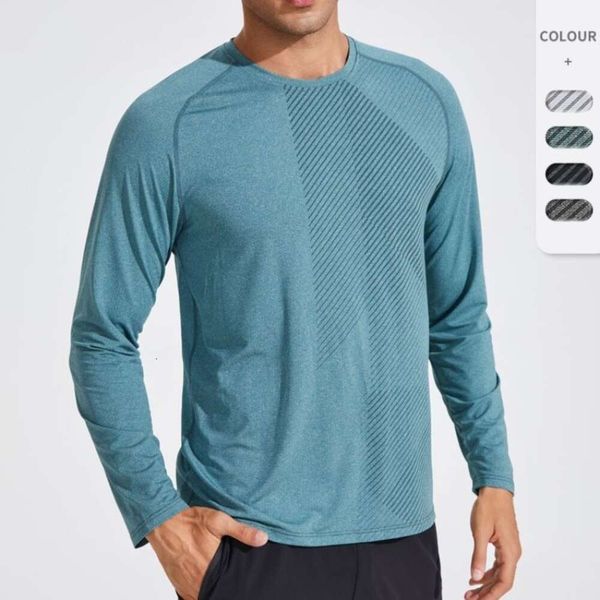 Lu Lu Align Sports Lulumen Lauf-T-Shirt Gym Tops Mesh-Design Fitness-T-Shirt Bodybuilding Luluboy Tops Yoga Lemon LL Frau