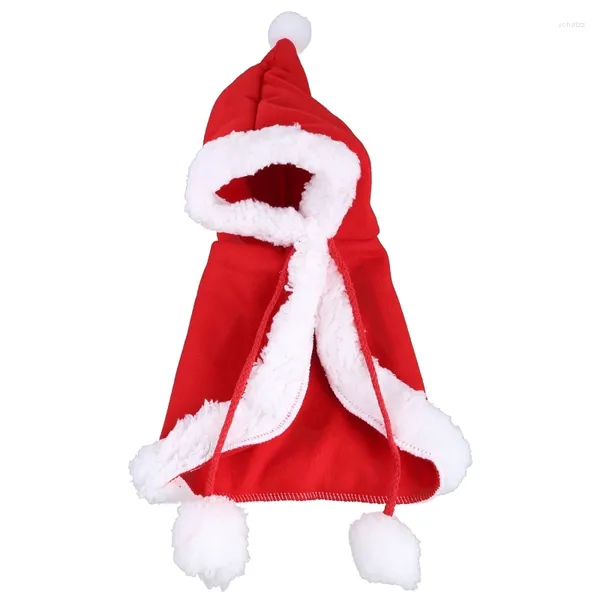 Trajes de gato YYSD Red Riding Hood Manto Grosso Engraçado Xmas Pet Dress Up Festa de Natal Pogal