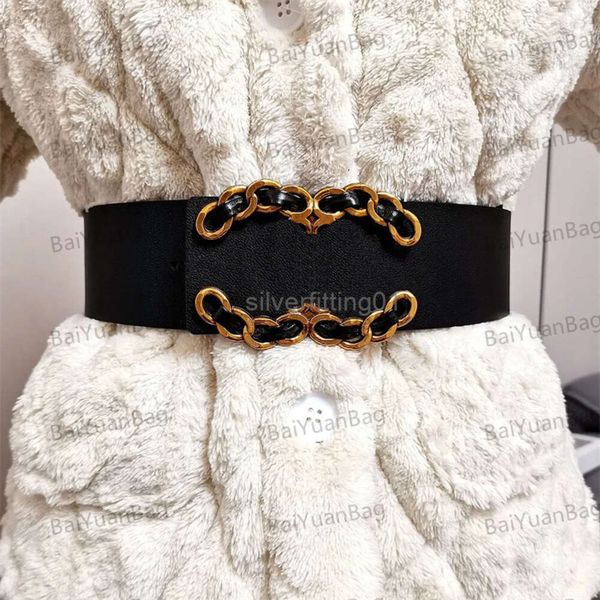 2024SS Designer Marque Ceintures Grande Boucle Dorée En Cuir Classique Designer Femmes Robe Ceinture Variété De Styles Couleurs Disponibles Femmes Dames Ceinture Largeur 7 cm