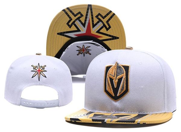 2020 Cappelli di Snapback degli uomini caldi di colore bianco Hockey su ghiaccio Sport Team Caps Lettera Logo ricamato Ossa Vintage Chapeaus4981840