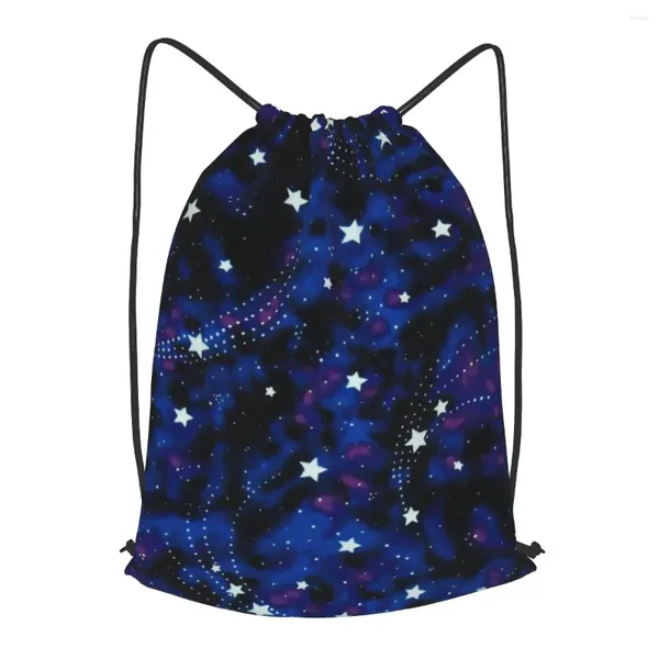 Borse per la spesa Galaxy Stars Zaino con coulisse Uomo Palestra Allenamento Fitness Borsa sportiva in bundle Yoga per donna