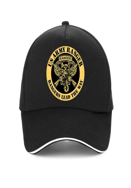 Модные крутые мужские армейские рейнджеры США Бейсбольная кепка Мужские уличные рейнджеры лидируют от солнца регулируемая повседневная шляпа Snapbackbone12468082581759