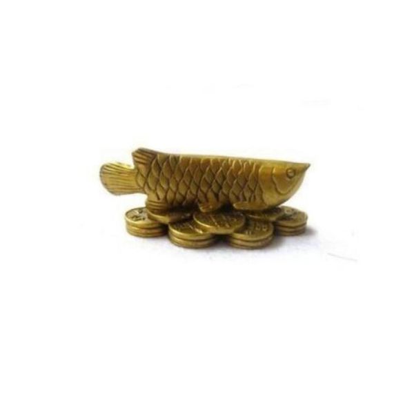 Fengshui Ricchezza Arowana Pesce Pesce Fortunato Statua Figurina Decorazione Amuleto della ricchezza4889880