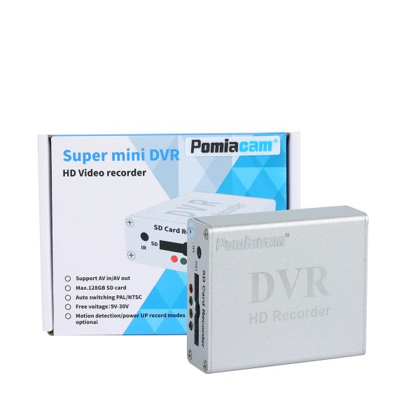 Mini-DVR, digitaler Videorecorder, SD-Karte, Echtzeitaufnahme für FPV-Kamera, Camcorder, DVD-TV-Box, 1-Kanal-CCTV-Kamera, DVR-Recorder für CVBS, NTSC, PAL-Kamera