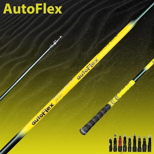 Drivers Golf Driver Club Shafts Autoflex Yellow Golf Shafts SF505xx/SF505/SF505x Flex Graphitschaft Kostenlose Montagehülse und Griff