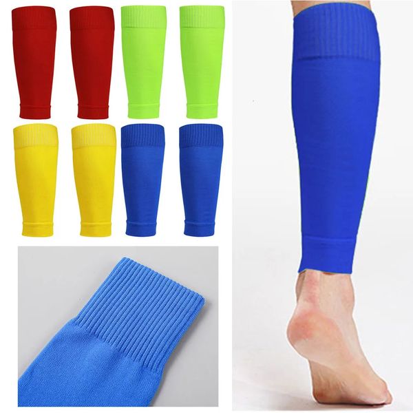 4 pares/set homens polainas basquete futebol esportes meias adulto crianças caneleiras bezerro meias perna cinta meias mangas perna 231225