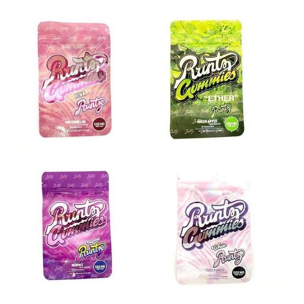 Tipos de mistura Atacado 500mg sacos de embalagem rosa original branco mylar 4 tipos de pacote com zíper de plástico Tghpp Gfbai