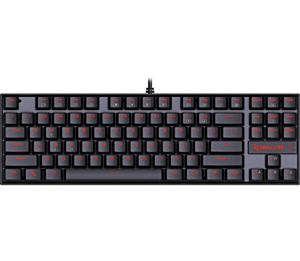 Redragon K552 KUMARA Механическая игровая клавиатура со светодиодной подсветкой, компактная 87-клавишная проводная Cherry MX, синие переключатели, эквивалентные для ПК-геймера K9246554