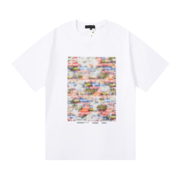 Tamanho asiático M-5XL Designer T-shirt Casual MMS Camiseta com Monograma Impressão Manga Curta Top para Venda Mens Hip Hop Roupas 0008