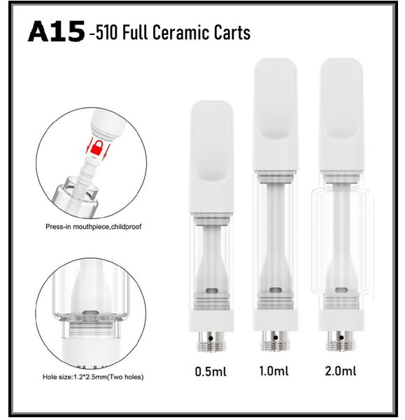 USA Wharehouse IMINI VAPE CARTCARDE 2,0 ml da 1 ml di cartuccia vaporizzatore serbatoio bianco bobina ceramica 510 atomizzatori thread pod vape vape logo/scatola speciale per inverno