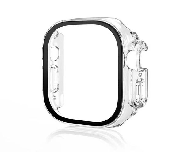 Beschermer horlogekast voor Apple Watch Ultra 8 49MM Smart Cover met gehard glas in doos8544026