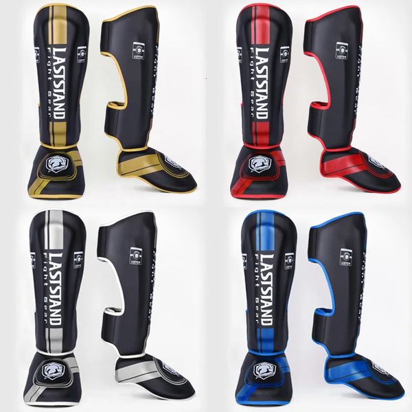 Aststand Youthadult Muay Thai Kick Boks MMA Grappling Instep Shin Guard Padleri Karate Footh Shank Bacak Koruyucular Ayak Bileği Desteği 231226