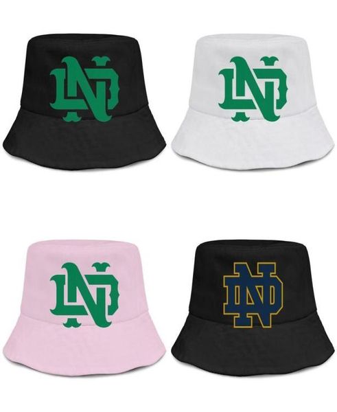 Notre Dame Fighting Irish Alternate Logo 0 uomo e donna buckethat cool sport secchio berretto da baseball logo Flag Football Effect Green7507873