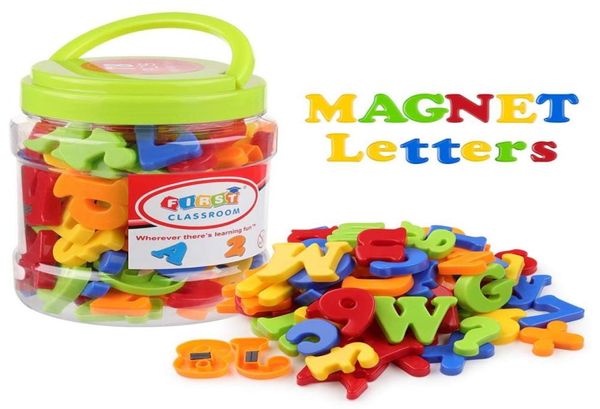 78 pçs letras magnéticas números alfabeto ímãs de geladeira plástico colorido conjunto brinquedo educativo pré-escolar aprendizagem ortografia count1089172