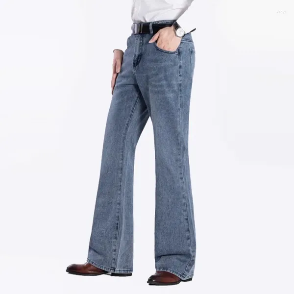 Jeans jeans denim flare casual versatile gamba larga grandi pantaloni