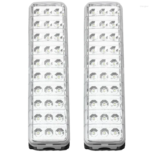 Lanternas portáteis 2x LED luz de emergência mini 30 2 modo lâmpada recarregável para acampamento em casa ao ar livre