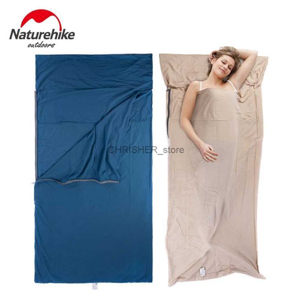 Schlafsäcke Naturehike Schlafsack Liner Leichte Einzelschlafsackabdeckung Ultraleichte bequeme Campinglaken Reiseschlafsack L231226