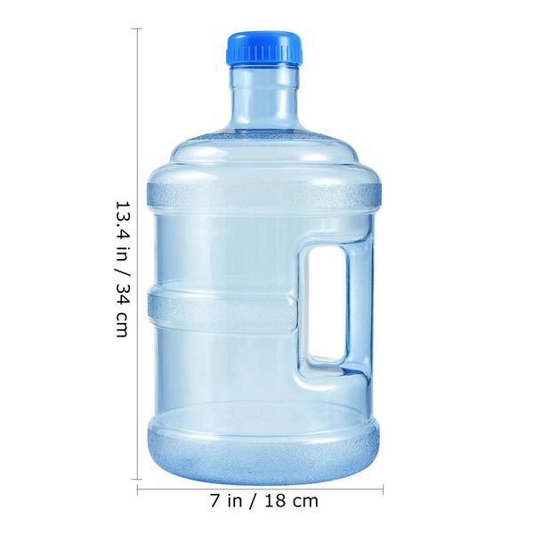 Suprimentos Vorcool 5L Pure Water Bottle Jug Recipiente de água mineral Bucket de armazenamento de carro ao ar livre Campo de barril de dispensador de qualidade alimentar