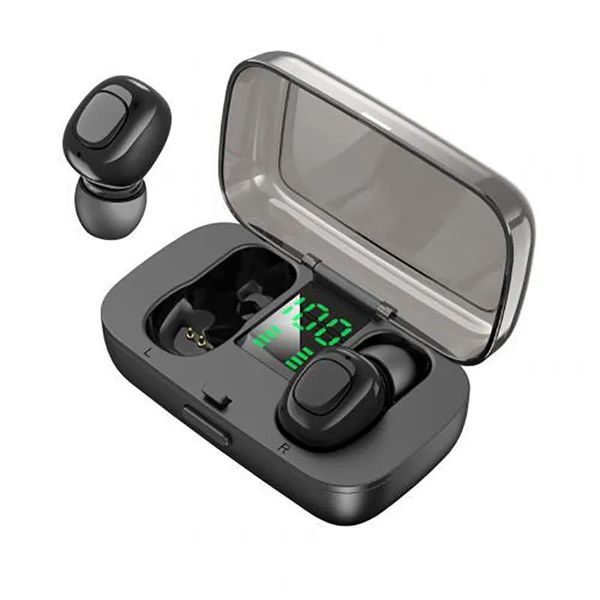 Kopfhörer Drahtlose Kopfhörer Stereo TWS Bluetooth Kopfhörer inear True Earbuds Mini Noise Cancelling Sport Headset mit LED-Digitalanzeige