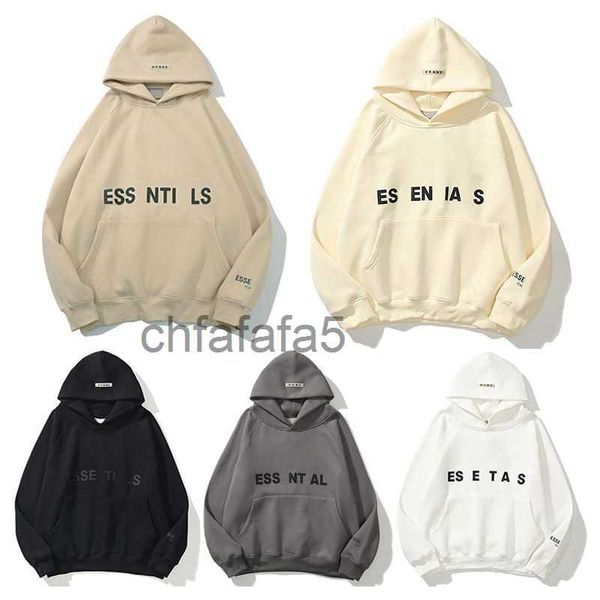 Ess Hoodie Mens Womens Casual Sports Cool Hoodies Impresso Oversized Moda Hip Hop Street Sweater Reflexivo Carta Algodão S-XL Es ODR3