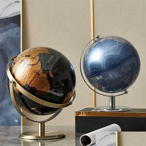 Dekorative Objekte Figuren Home Decor Weltkugel für den Innenbereich Geographie Kinder Bildung Bürozubehör Geburtstagsgeschenke 211101 Dh9Pz