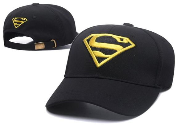 Designer Superman Ricamo Berretto da baseball Strapback regolabile Cotone Baseabll curvo Cappello Uomo Donna Berretto da golf marca cotone Sun 27076902649