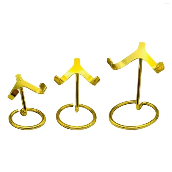 Piatti decorativi Portaoggetti con sfere di cristallo Scultura multiuso Supporto portatile stabile per espositori da tavolo per collezioni