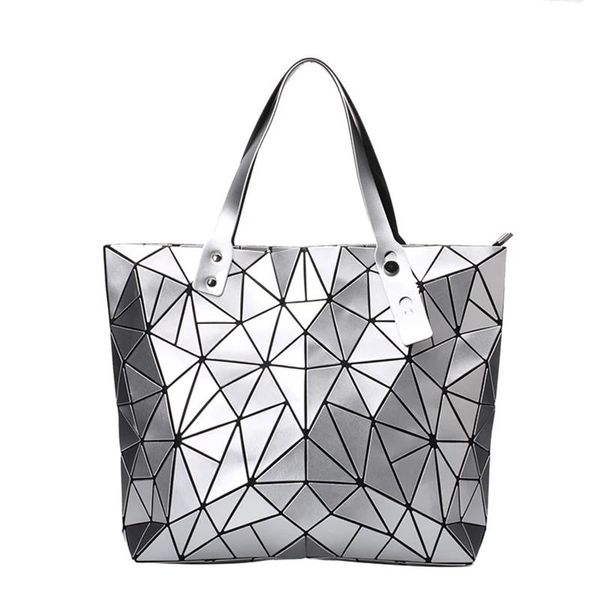 Сумки новые сумочки женские сумки дизайнер пляж большая тотация голограмма на плече мешки мешок главная геометрическая сумка Болса Feminina Sier