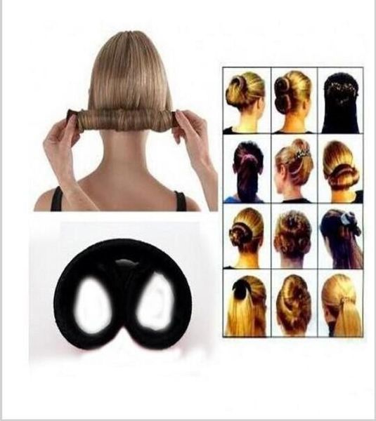 Nova chegada hairagami cabelo bun updo dobrar prato círculo cauda nó varas segurar e esconder cabelo até clipe jóias 5881237