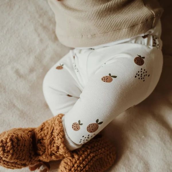 INS pantalones de primavera otoño niños algodón orgánico bebé niñas pantalones niños niños usan polainas pantalones largos infantiles 231225