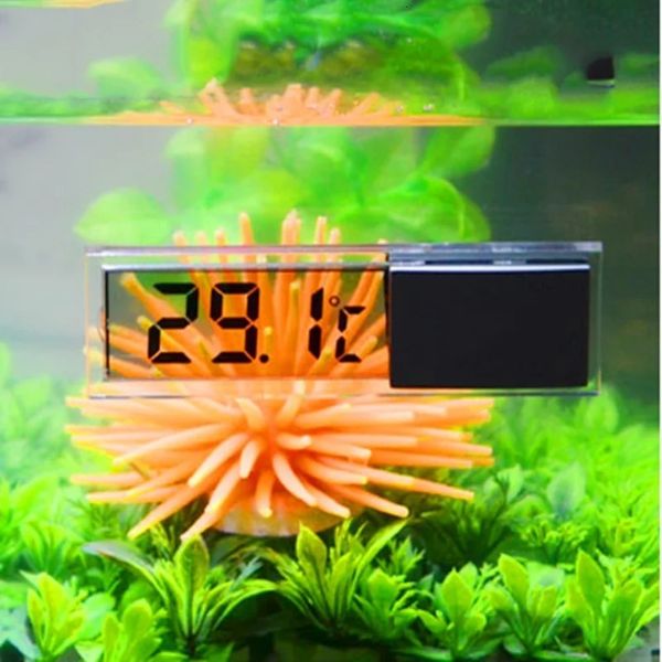 LCD 3D Digitale Elektronische Temperaturmessung Aquarium Temp Meter Aquarium Thermometer Steuerung Zubehör 231226