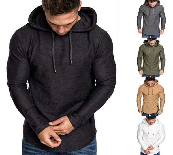 LL Men511 Jogger Sweatshirt Fitness Yoga Outfits Sportbekleidung T-Shirts für Männer Bluse Hoodie Stretch Kapuze Einfarbig Langarm Pullove Explosive T-Shirt Derfv