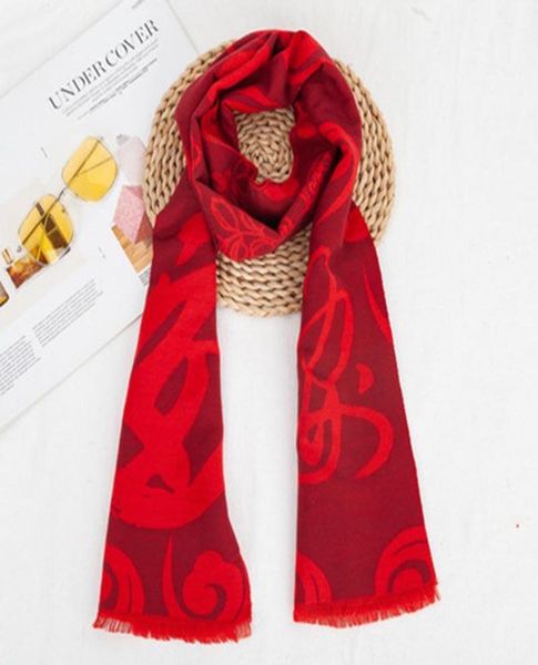 Schals Chinese Red Year039s Society Fu Zi Scarlet Scarf Festliche Veranstaltung Party Versicherung Meeting s Geschenk U136425333