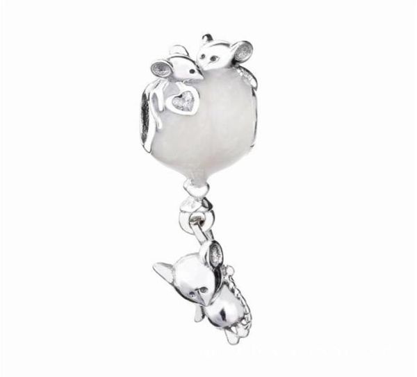 Maus-Ballon-Armbandanhänger aus S925-Silber, passend für Original-Armband 797240EN23 H86111588