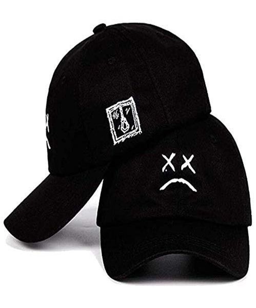 Lil Peep Dad hat Sad Boy Chorando Rosto Boné de beisebol bordado Chapéu de algodão Outdoor Causal Cap Hip Hop Snapback Hat4432924