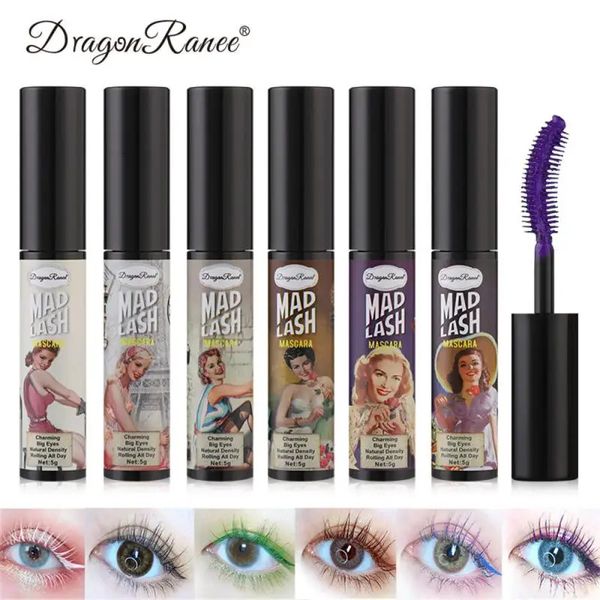 DRAGON RANEE Mascara im europäischen und amerikanischen Make-up-Stil, Farbe dick und einfach zu Wimpernbürsten, Augenkosmetik-Werkzeuge 231226