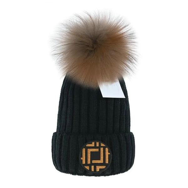 Gorros de luxo designer de feijão de inverno homens e mulheres design de moda malha larga chapéus quentes outono boné de lã carta jacquard unisex chapéu quente