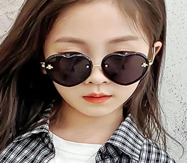 Kızlar Karikatür Güneş Gözlüğü Sevimli Çocuklar Arı Adumbral Gözlükler 2021 Yeni Çocuk Moda Moda Rahat Ultraviyole Gözlük Goggles B0798720698