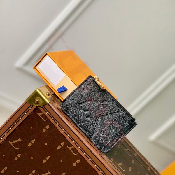 10a ünlü marka kart sahibi tasarımcı tutucu kredi küçük cüzdan kadın lüks anahtar çanta tutucu kartı erkekler gerçek deri mini cüzdan para çanta parası