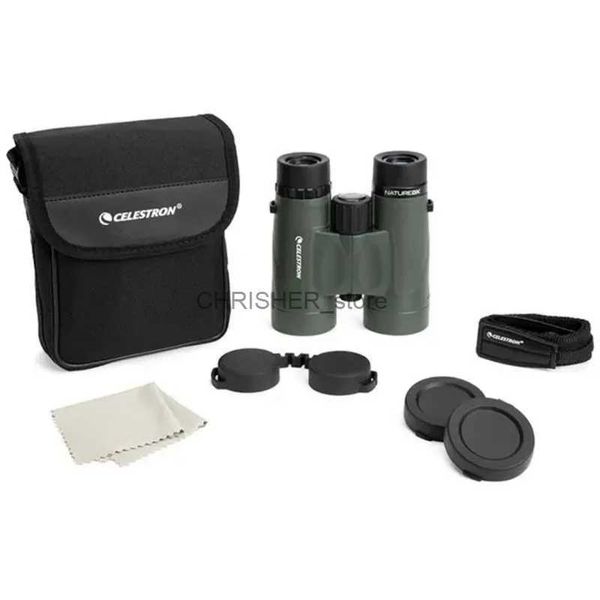 Binocolo telescopico Celestron Nature Dx 8X42 / 10X42 HD Binocolo fase e rivestimento dielettrico BaK-4 Nebbia impermeabile per birdwatching all'aperto CampingL231226