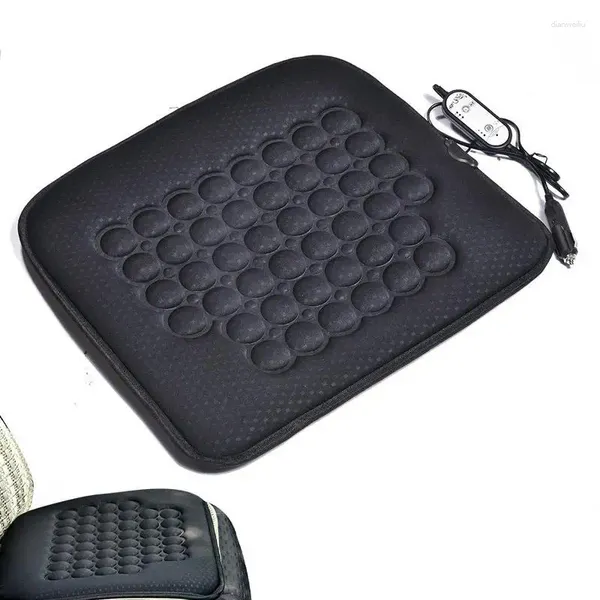 Capas de assento de carro almofada aquecida 12v aquecimento rápido portátil macio aquecedor travesseiro aquecedor 3 configurações de temperatura