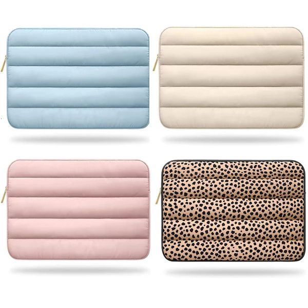 Puffy Laptop Sleeve Cover Bag 11 12 13 14 15 Zoll Candy Color Computer Tragetasche Taschen für Ipad Asus HP 231226