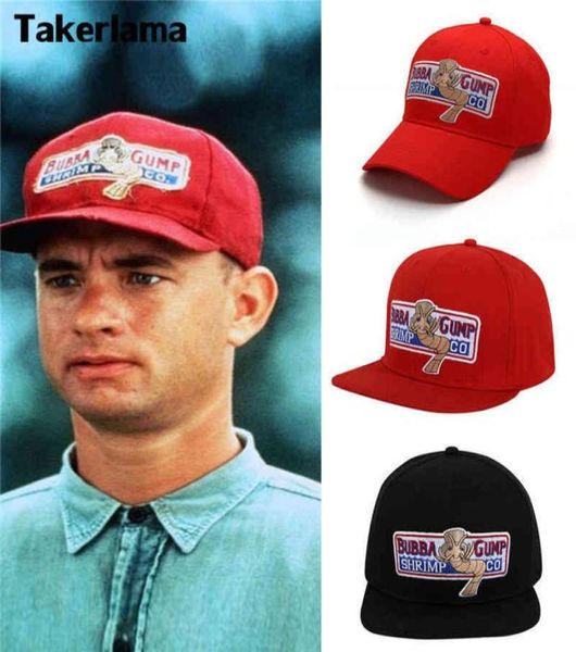Takerlama 1994 bubba gump ghrimp co cappello da baseball forrest gump costume cosplay ricamato capbit di snapback cappell