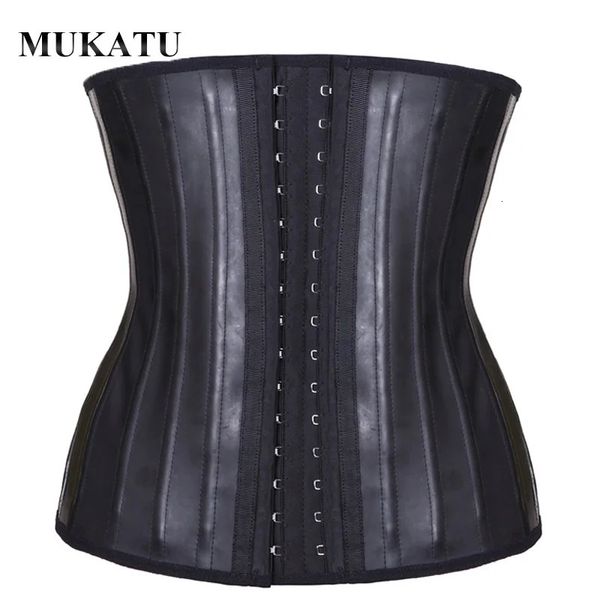 MUKATU Latex-Taillentrainer, Korsett, Bauch, schmaler Gürtel, Body Shaper, Modelliergurt, 25 Stahlknochen, Taillenmieder, Gaine Amincissante 231225