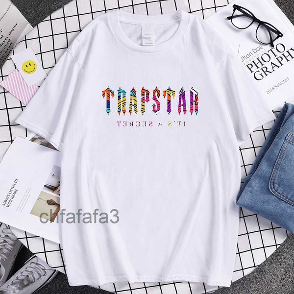 Tee Homens Mulheres Designer Verão Manga Curta Trapstar T-shirts Masculino Moda Dunks Baixo Casual Camiseta Espuma Corredores Tops Tee Roupas Z7DR