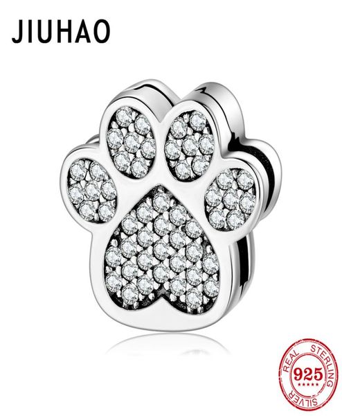 Amor romântico Charms 925 Sterling Silver Animal Claw CLIP CLIP LETRA DE CLIP DE FIXA FIXA DE REFLEXÃO CHARM DE CARM DE CANTHELA JOWELS Y8285842