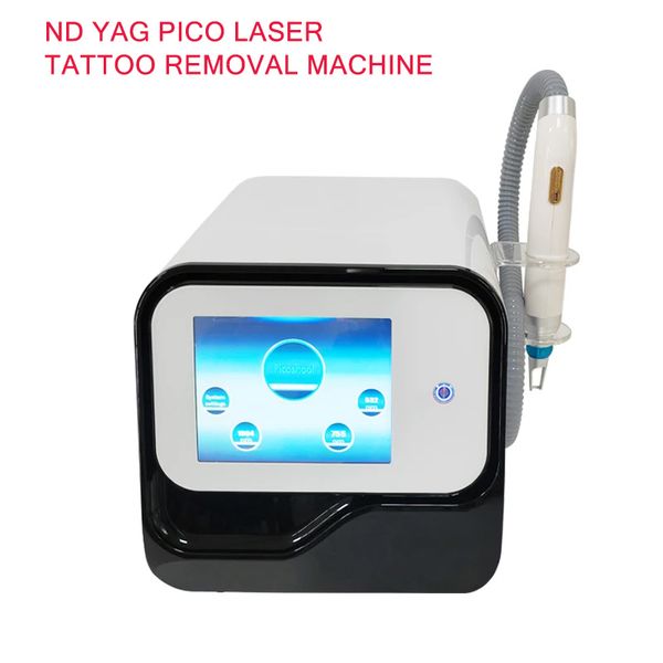 Hochwertige Pico -Laser -Pikosekunden -Tattoo Entfernungsmaschine und YAG Narbenpigmententfernung CE FDA zugelassene kostenlose Versandlogo -Anpassung