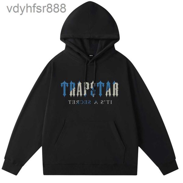 Trapstar Maglione da uomo e da donna Lettera classica Abbigliamento di moda Casual Marchio di lusso Puro cotone Semplice strada Hip-hop Felpa con cappuccio Dm732 Z0QO