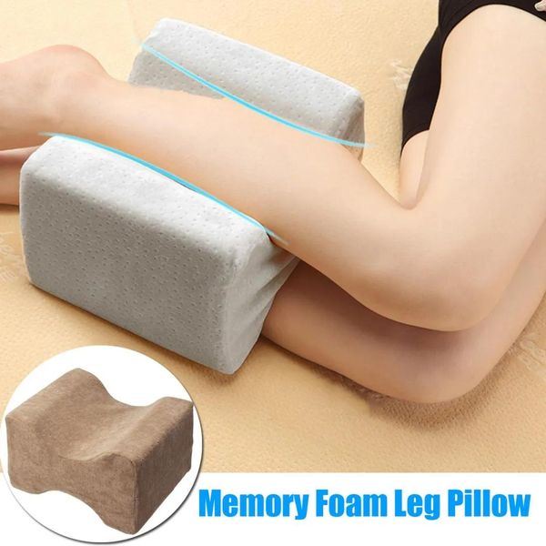 Cuscino multifunzione Memory Foam Cuscino per gambe Cuscino per ginocchio a cuneo a rimbalzo lento per cuscino per dormire in gravidanza per alleviare il dolore del corpo