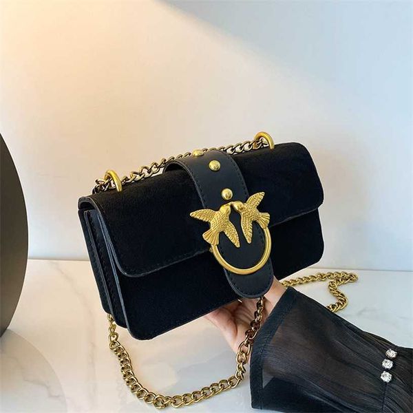 Tasarımcı çantası netizen çifte uçan kuş kadınlar için çifte uçan kuş yeni orijinal deri yüksek kaliteli çanta benzersiz tasarım crossbody çanta